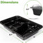 Recipientes 2 compartimentos 28oz 50uds reutilizables