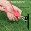 2 Trinquetes cuerda 1/8pulg con percha 13ft puntos reflectantes