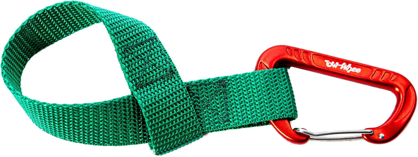Bucle rápido con mosquetón para bungee de bicicleta