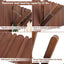Perchero pared madera 8 ganchos 54.9cm extensible