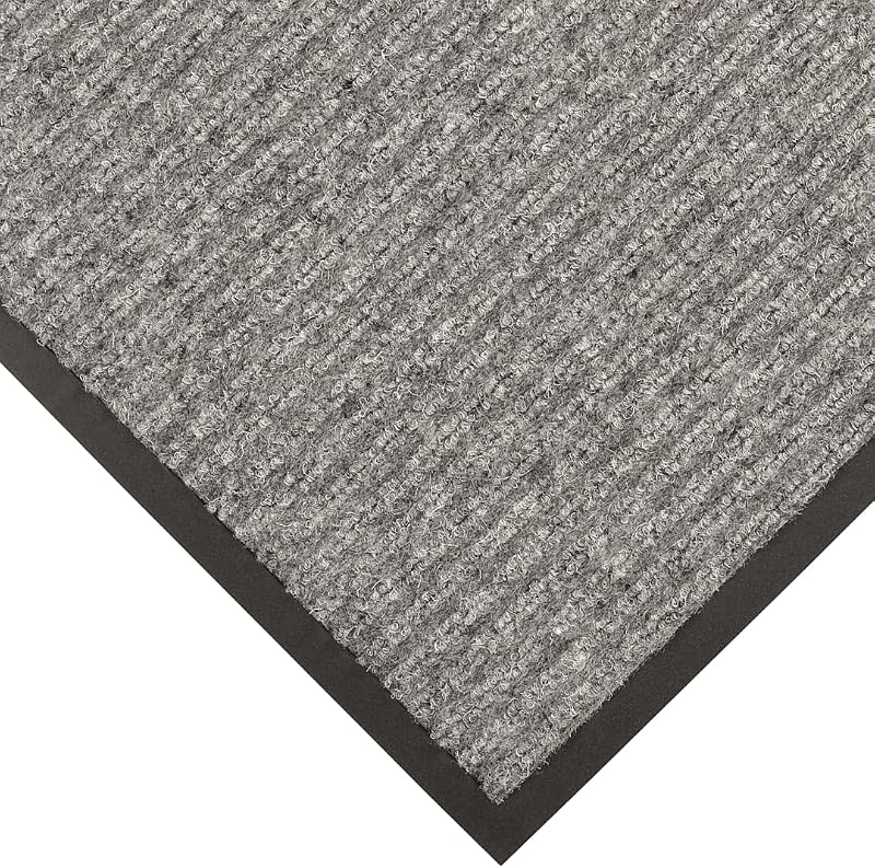 Alfombrilla 117 Heritage Rib para vestíbulos interiores gris