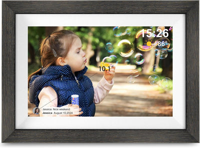 Marco fotos digital 10.1pulg WiFi tactil HD rotacion automatica