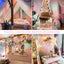 Guirnalda luces LED multicolor 100 luces 33pies enchufable