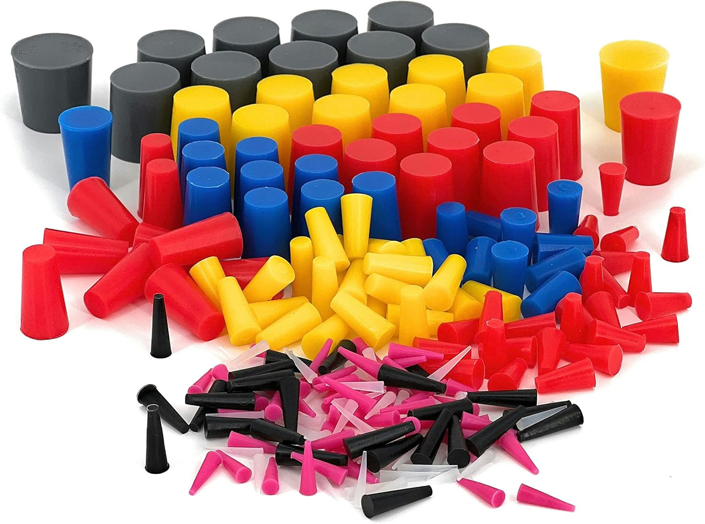 Kit 235 tapones silicona flexible para pintura y sellado