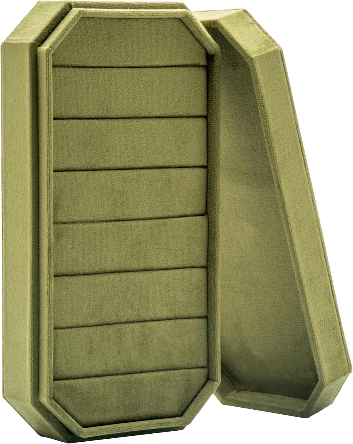 Caja organizadora anillos terciopelo para joyas