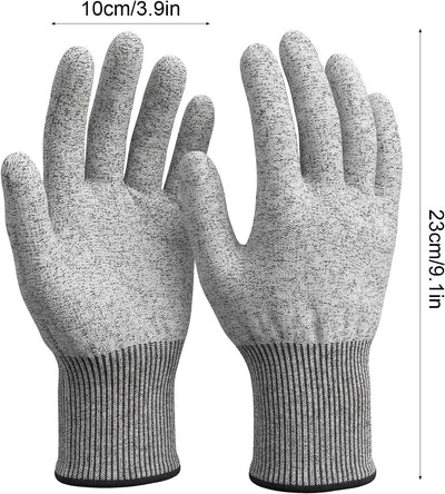 Guantes cortadores resistencia nivel 5 para cocina y jardinería