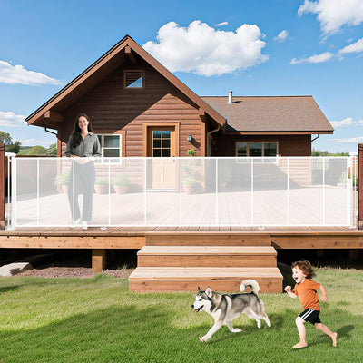 Puertas retráctiles para bebés y perros 236pulg reforzadas