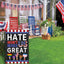 Bandera jardín 12x18" Peace Diversity Inclusion