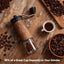 Molinillo manual de café con 56 ajustes cuerpo acero inoxidable
