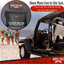 Parasol Jeep Wrangler malla UV reducción viento ruido