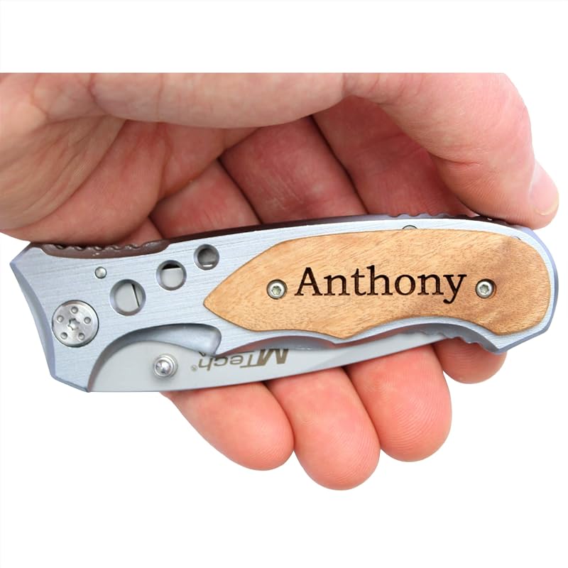 Cuchillo bolsillo grabado regalo personalizado hombre