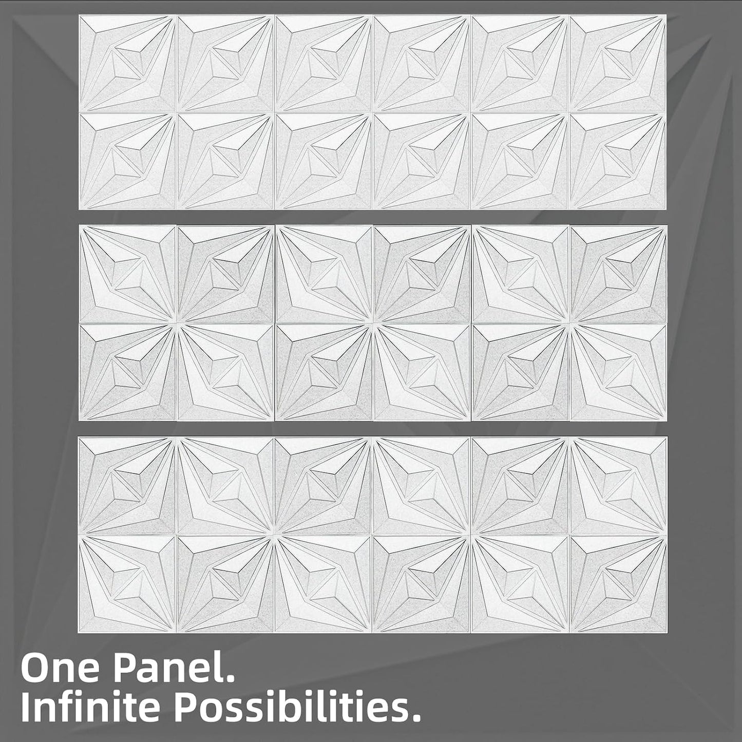 Paneles 3D PVC para decorar paredes sala dormitorio