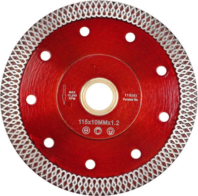 Hoja sierra diamante 4.5pulg para azulejos porcelana y mármol