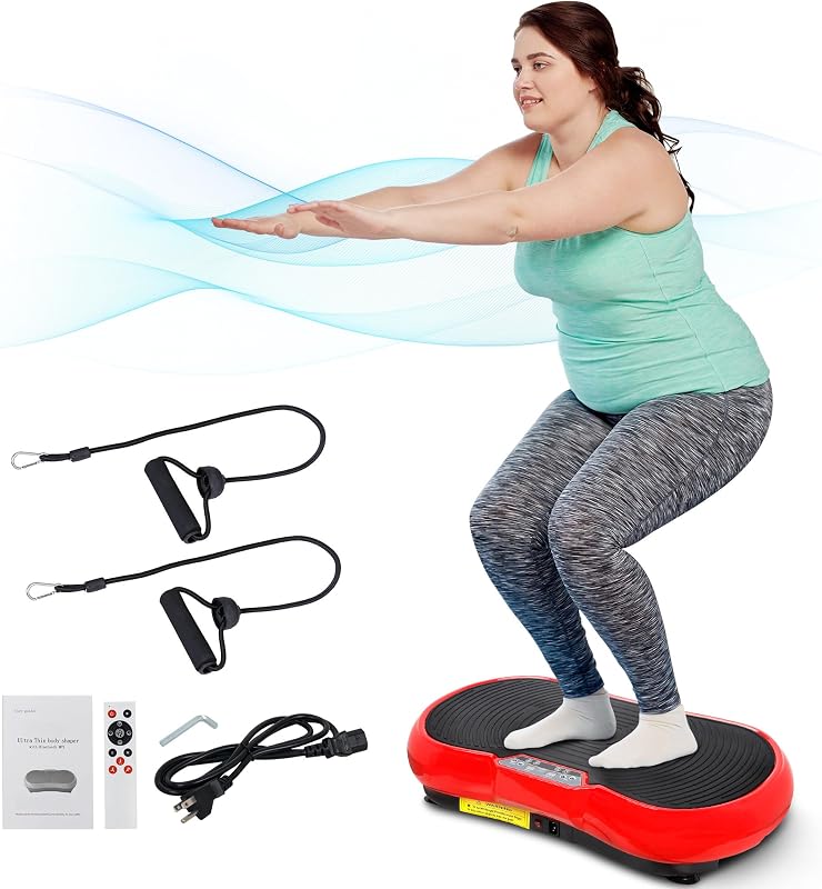 Máquina masaje vibración corporal con Bluetooth