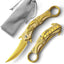Cuchillo plegable 3.5pulg patrón dragón 3D con clip