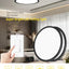 2 Pack Lámpara LED Techo Regulable 16pulg Negro Pasillo Cocina
