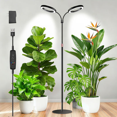 Luces cultivo doble cabeza espectro completo 23.5-67pulg