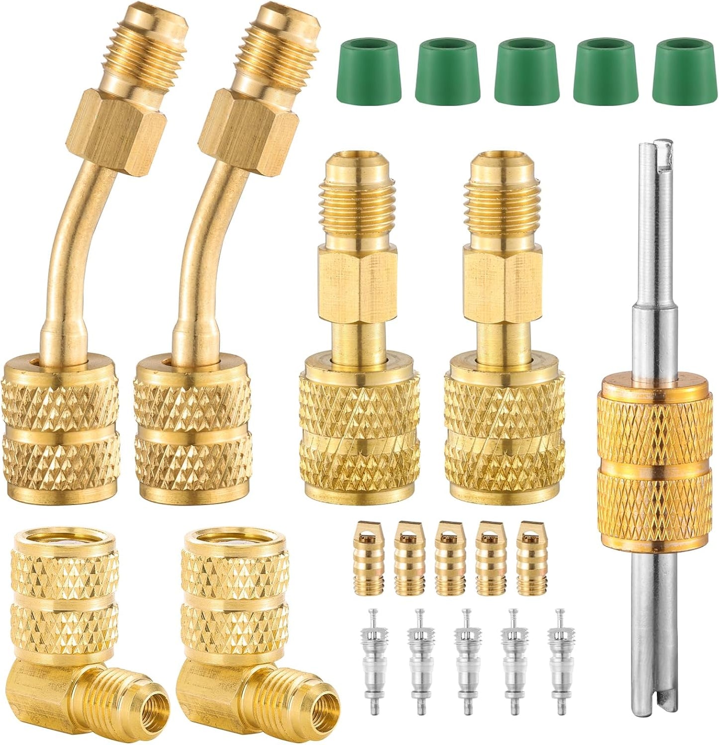Kit adaptadores R410A 5/16 a 1/4"