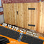 Bisagras ajustables 270grados puerta granero madera kit 4