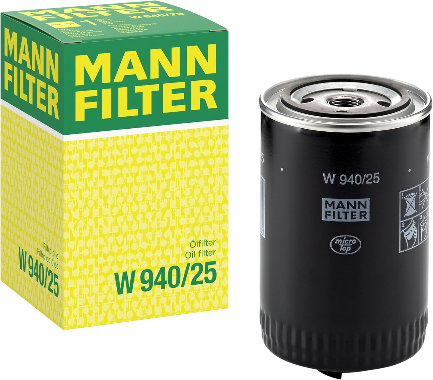 Filtro roscado aceite W 940/25