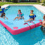 Plataforma flotante inflable antiderrap para adultos