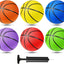 6 Pelotas Baloncesto Goma Tamaño Oficial con Bomba