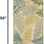Alfombra dormitorio sala 2'3"x8' verde multicolor fácil