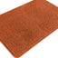 Alfombras baño color naranja quemado antiderrap 24x36