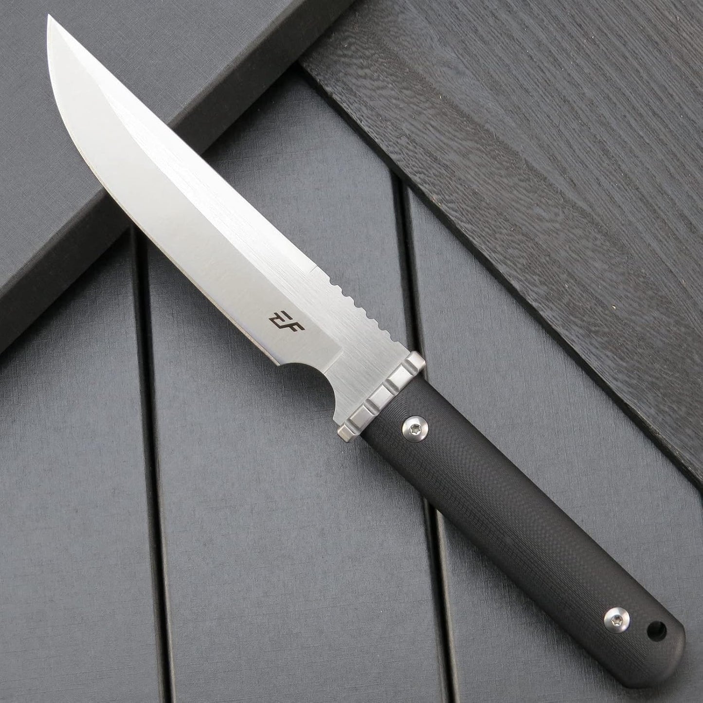 Cuchillo acampar acero G10 mango fijo Kydex