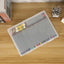 Caja plástico transparente con tapa abatible organiz.
