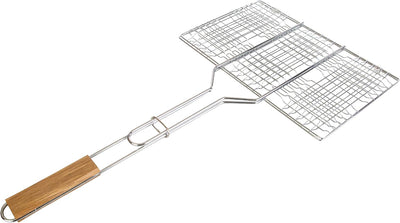 Parrilla para Cocina y Acampar de Acero Inox Portátil