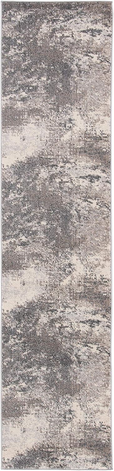 Alfombra pasillo 2ft2pulg x10ft beige gris no pelusa