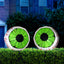 2 Inflables Halloween Ojos Verdes 3ft con LED
