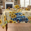 Mantel Girasol Azul Camión 60x84pulg Decoración Hogar