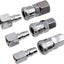 Kit acoplador enchufe aire compresor tipo C SF20/30/40 paquete 6