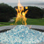 Cristal hoguera vidrio fuego mezcla bahama