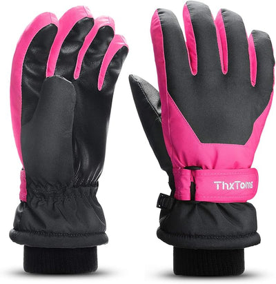 Guantes invierno niños impermeables para nieve y bicicleta