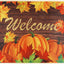 Tapete bienvenida calabaza otoñal entrada dormitorio