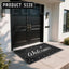 Tapete bienvenida impermeable 47x32" color negro