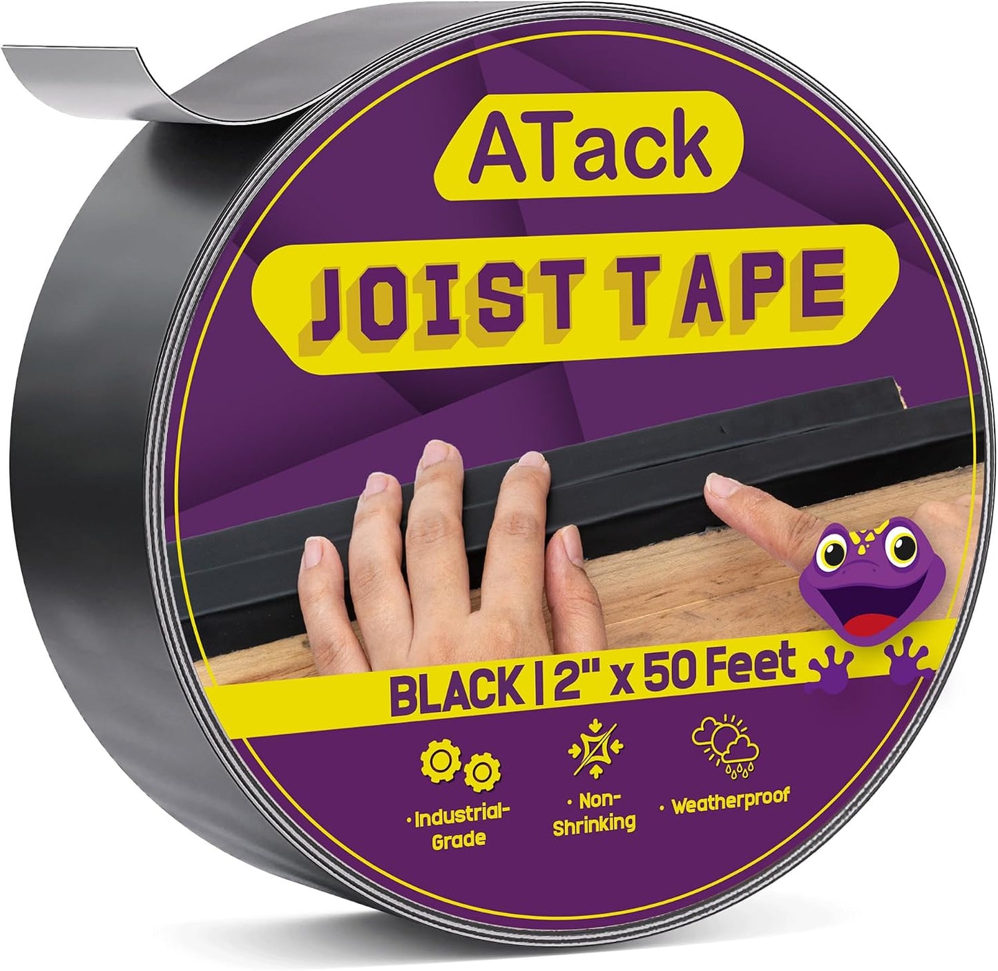 Cinta butilo 2" x50ft impermeable para madera
