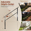Barandilla hierro forjado escalera exterior 3-4 escalones
