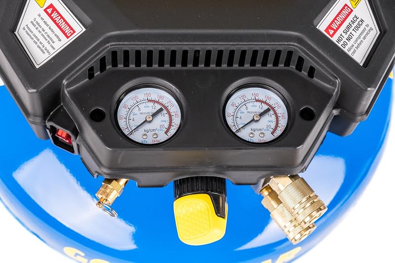 Compresor aire eléctrico para panqueques sin aceite 6gal