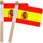 12 Banderas Mano España 5x8"