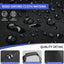 Bolso viaje con cremallera 24-50" set 2 Negro