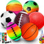 Set 7 pelotas deportivas 8.5pulg arcoíris para niños