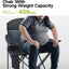 Silla plegable camping gran tamaño acolchada con soporte