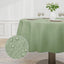 Mantel redondo lino falso resistente agua manchas 152cm