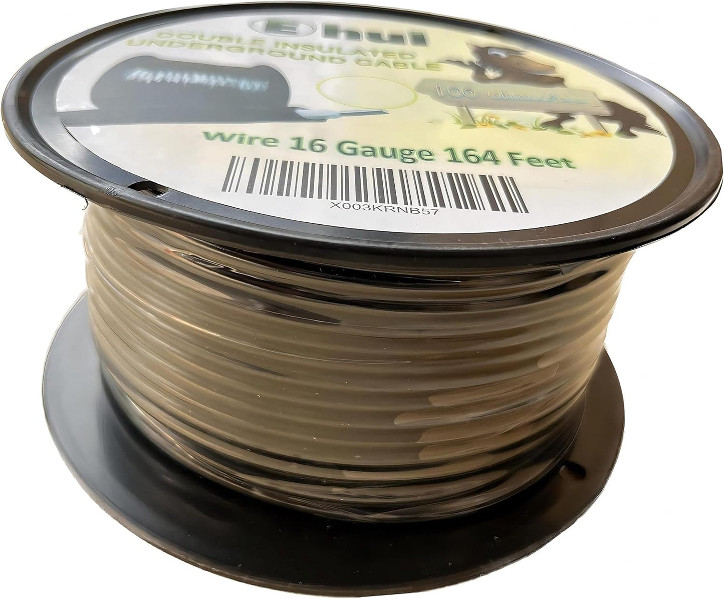 Valla eléctrica cable subterráneo 164pies doble aislado