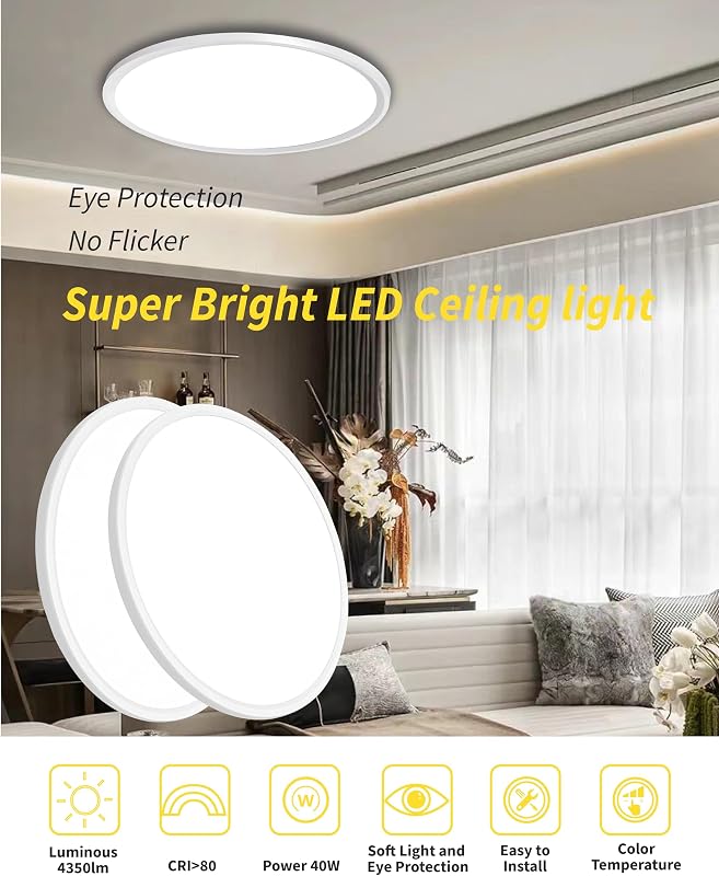 Lámpara techo LED empotrable 20" 40W 3000-6000K