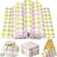 150 Hojas Papel Cera 9.8x8.3pulg para Sandwiches y Eventos